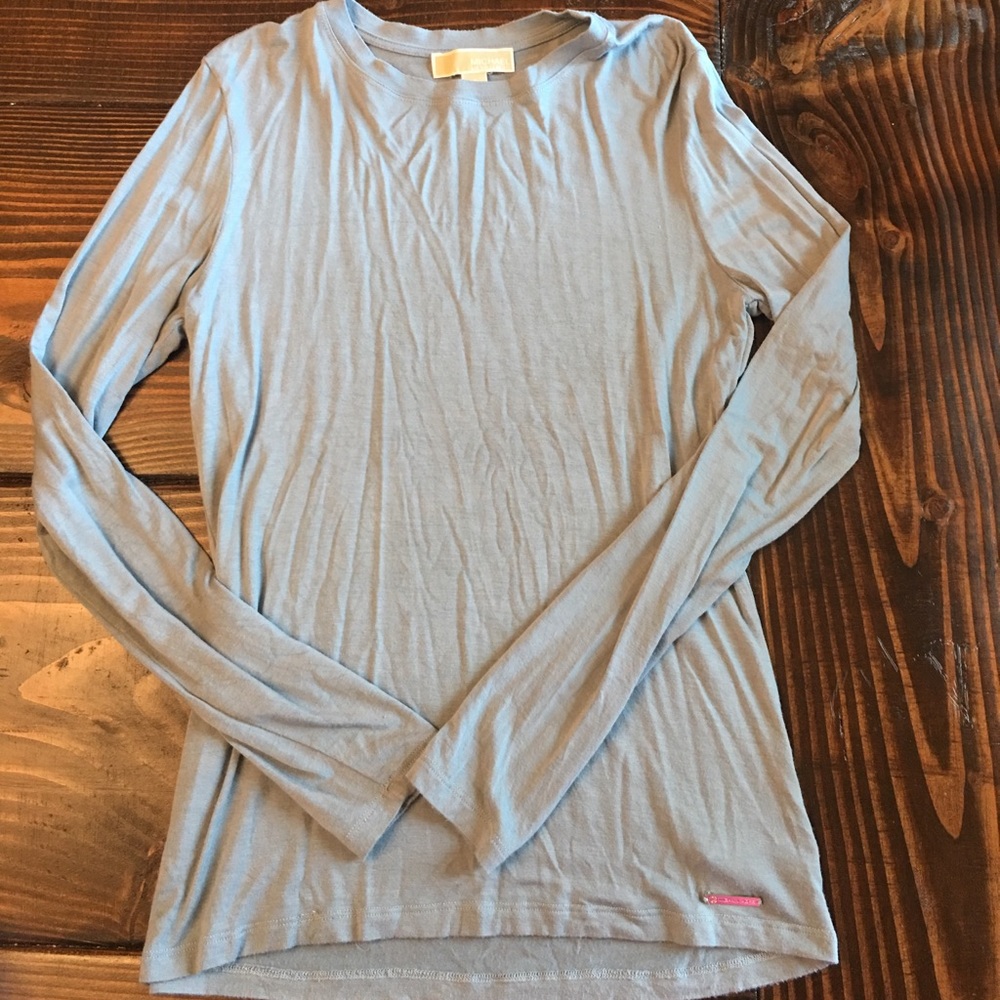Michael Kors Light Blue Long Sleeve